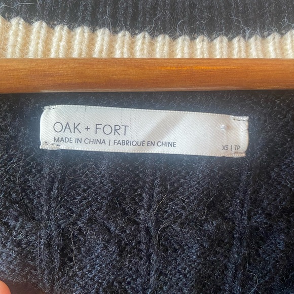 oak + fort oversized varsity vest - Picture 3 of 3